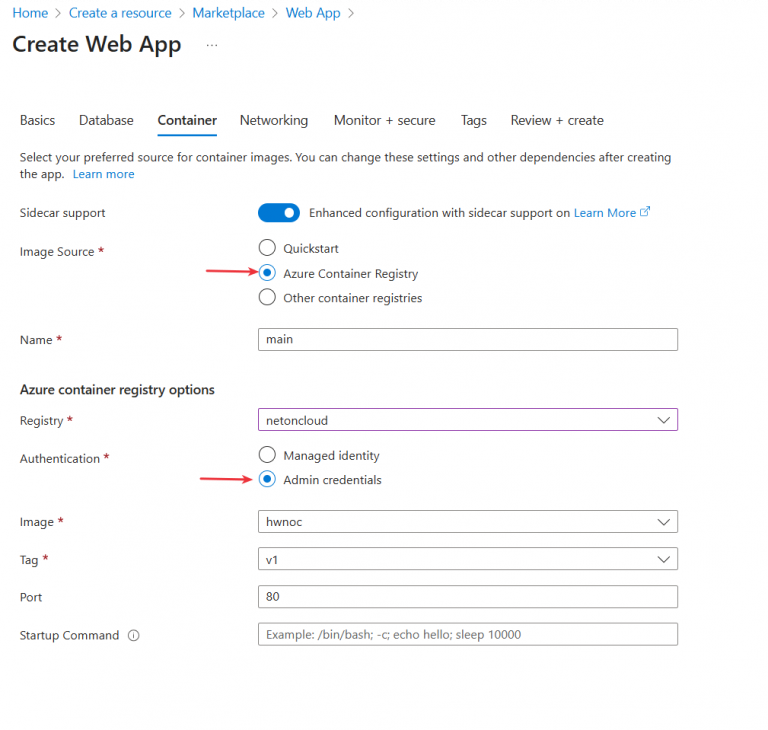 Deploying Your Docker Image to Azure: ACR and Web App Tutorial – NetOnCloud